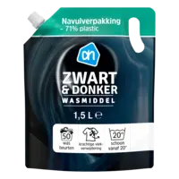 AH Wasmiddel zwart & donker navulling