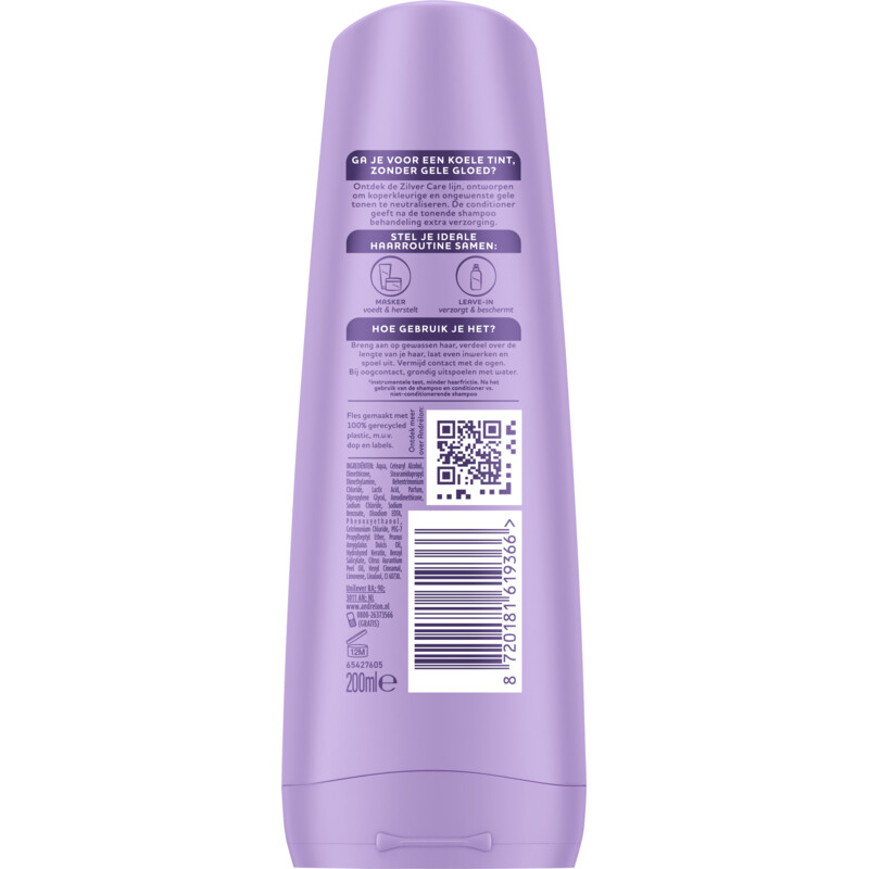Een afbeelding van Andrélon Zilver care conditioner
