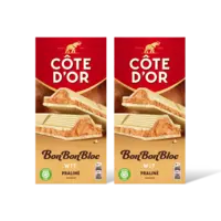 Côte d'Or BonBonBloc praliné wit 2-pack