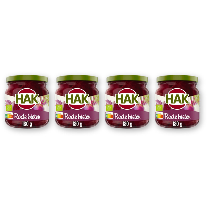 Hak Rode bieten 4-pack