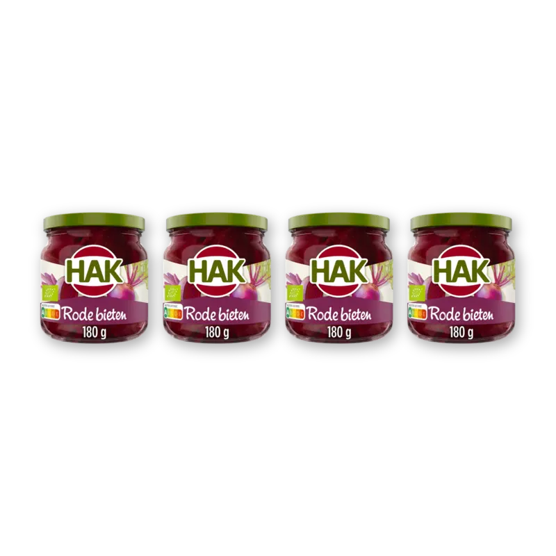 Hak Rode bieten 4-pack