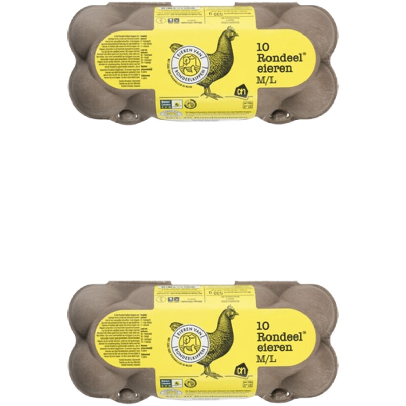 Een afbeelding van AH Rondeel eieren M L 2-pack