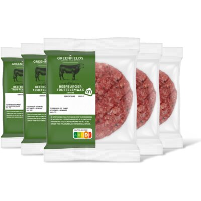 pdp-image-AH Greenfields Beefburger truffelsmaak 2 stuks 5-pack