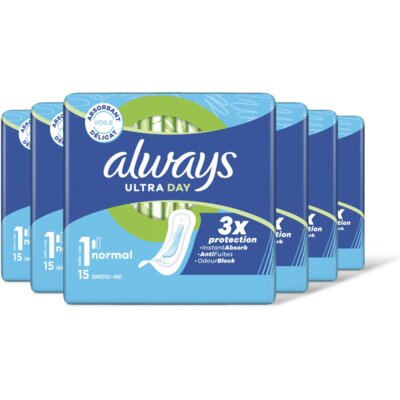 pdp-image-Always Ultra day normal maandverband 6-pack