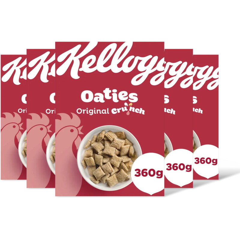 Kellogg's Oaties original crunch 5-pack
