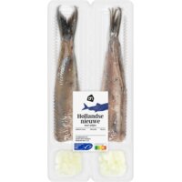 Een afbeelding van AH Hollandse nieuwe met uitjes