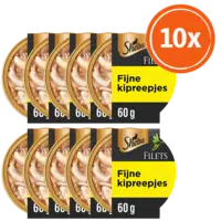 Sheba Filets Kipfilet stukjes in saus 10-pack