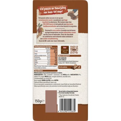 pdp-image-L'Atelier Melkchocoladereep hazelnoot & rozijn