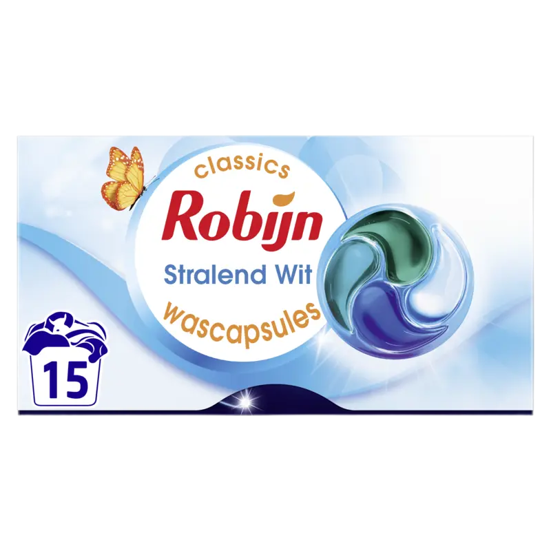 Robijn 4-in-1 wascapsules stralend wit