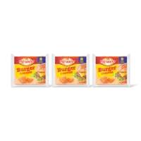 Président Burger gourmand au cheddar 3-pack
