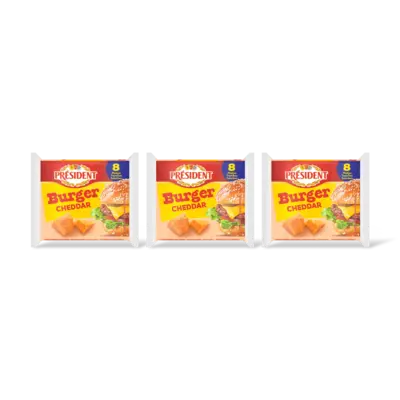 pdp-image-Président Burger gourmand au cheddar 3-pack