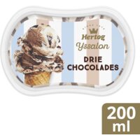 Een afbeelding van Hertog Ijssalon mini ijs 3 chocolades