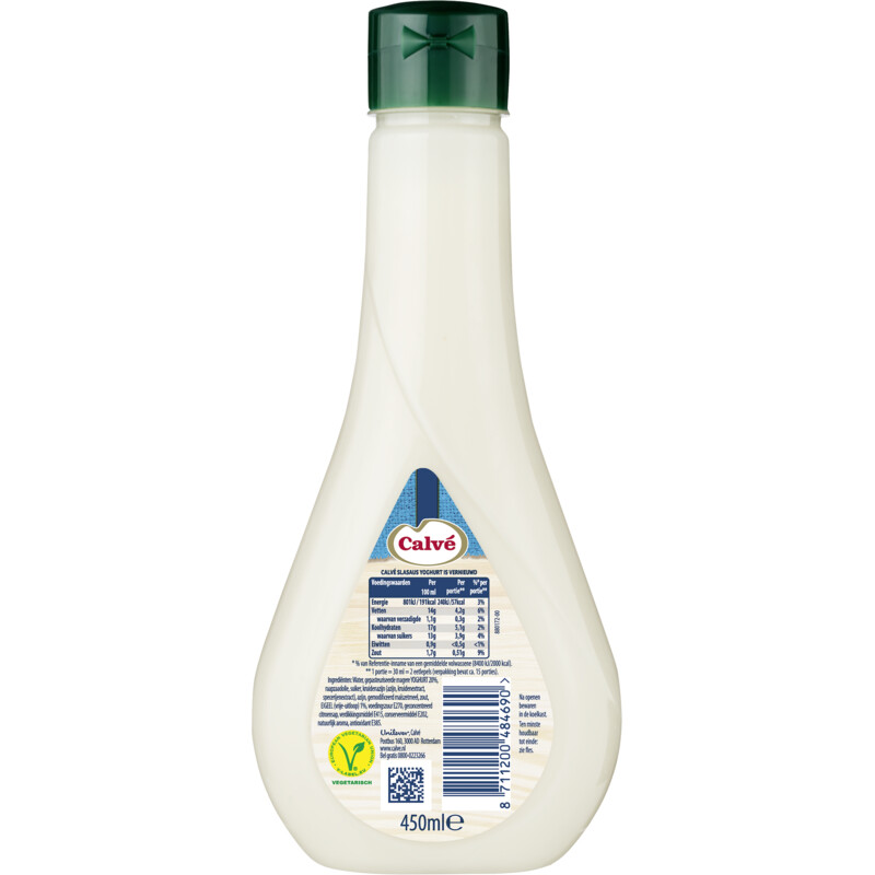 Een afbeelding van Calvé Slasaus yoghurt