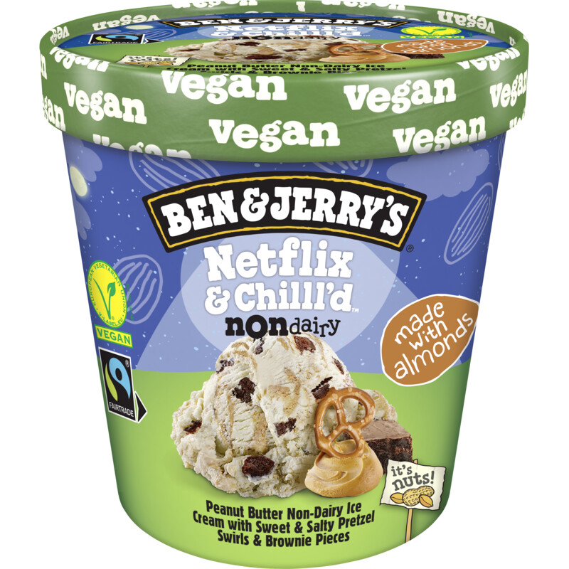 Een afbeelding van Ben & Jerry's Netflix & chill'd non-dairy