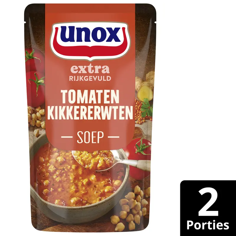 Unox Kikkererwten tomatensoep
