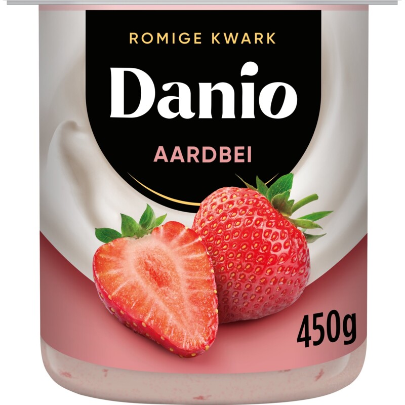 Een afbeelding van Danio Romige kwark aardbei