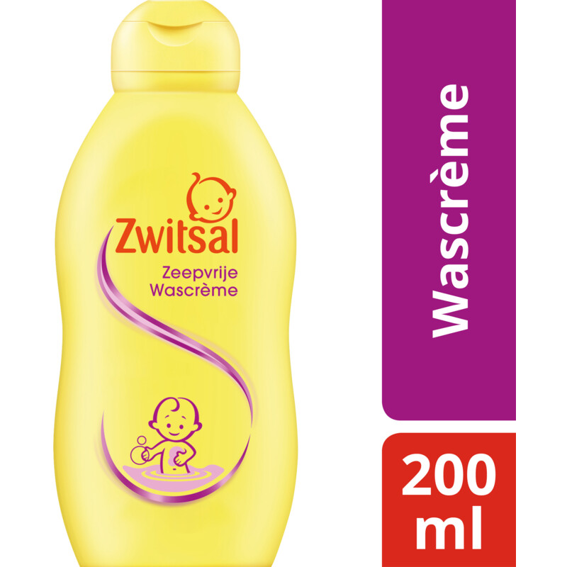 Een afbeelding van Zwitsal Zeepvrije wascrème baby