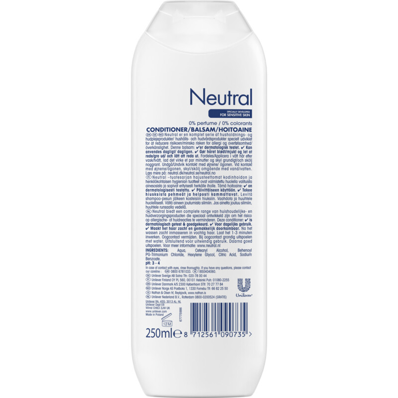 Een afbeelding van Neutral Parfumvrij conditioner
