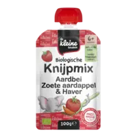 De Kleine Keuken Knijpmix aardbei zoete aardappel 6m+
