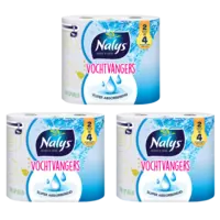 Nalys Vochtvangers keukenpapier 2=4 rol 3-pack
