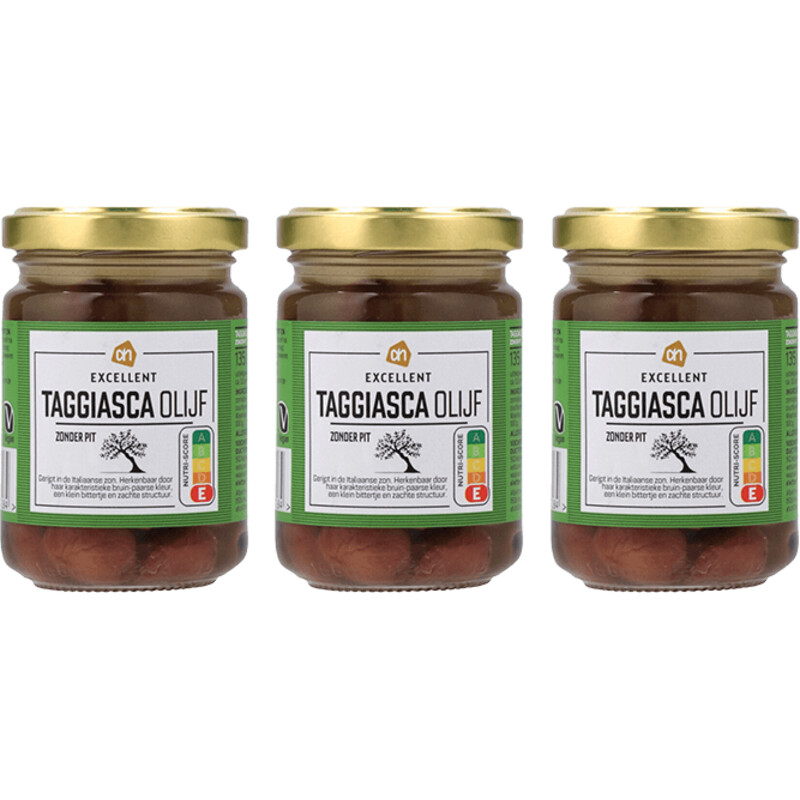Een afbeelding van AH Taggia olijven pakket