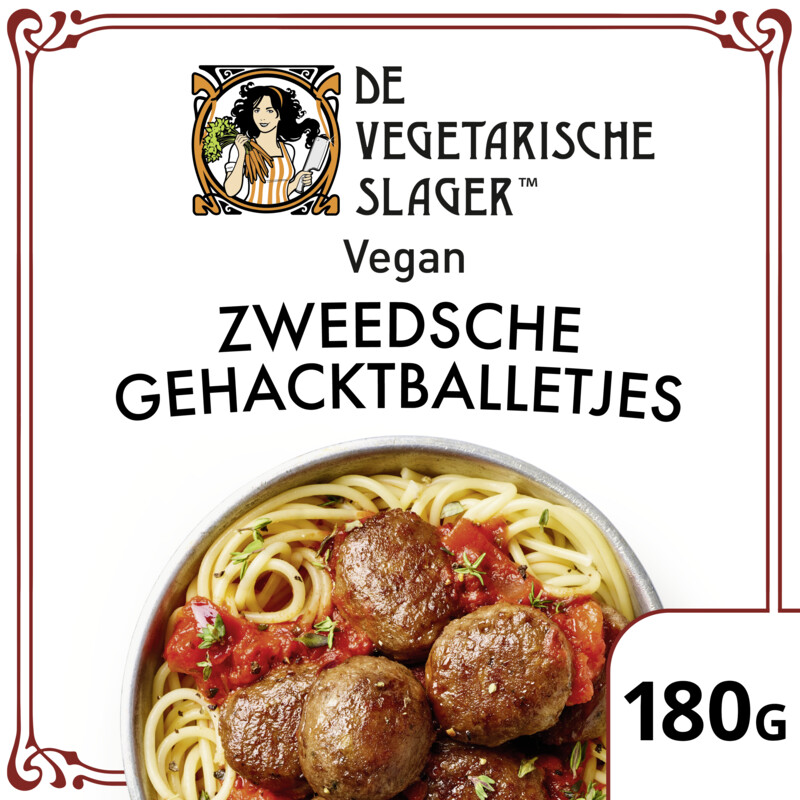 Een afbeelding van Vegetarische Slager Vegan Zweedsche gehacktballetjes