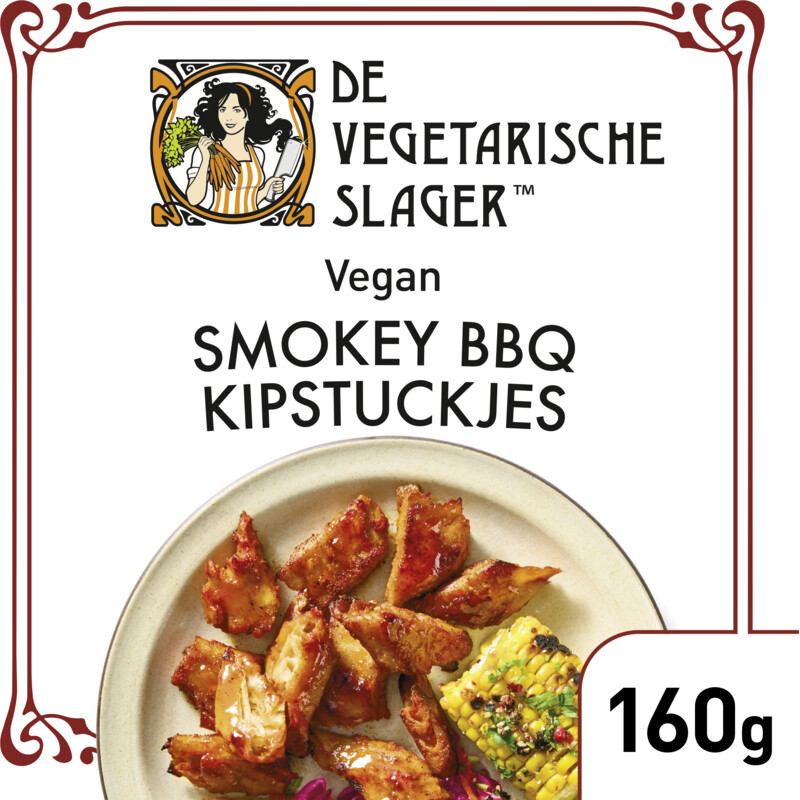 Een afbeelding van Vegetarische Slager Vegan smokey BBQ kipstuckjes