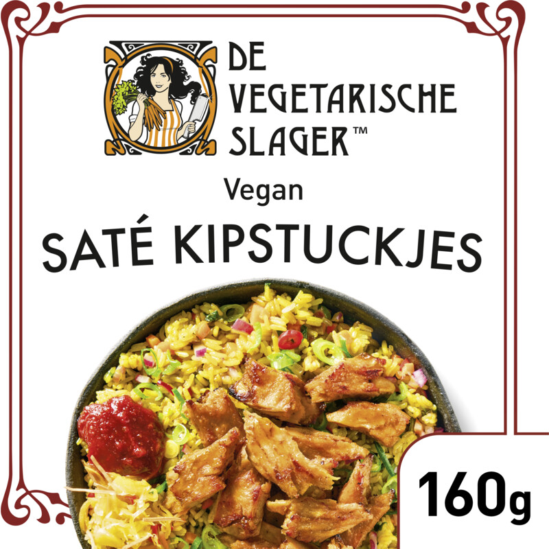 Een afbeelding van Vegetarische Slager Vegan saté kipstuckjes