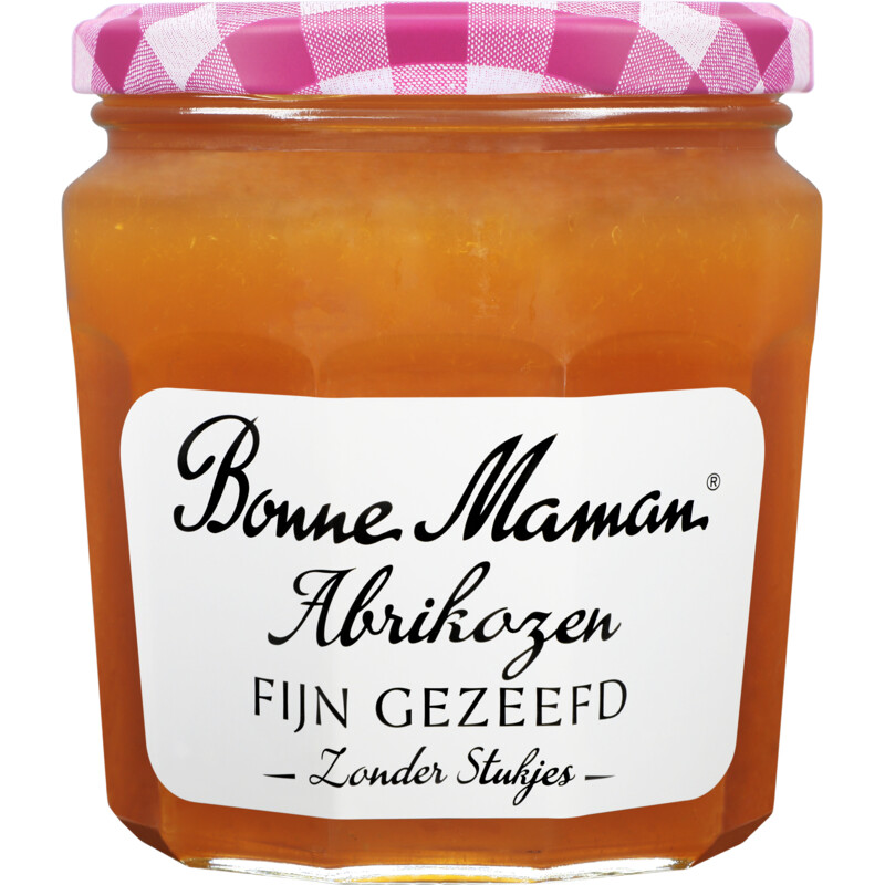 Een afbeelding van Bonne Maman Abrikozen fijn gezeefd