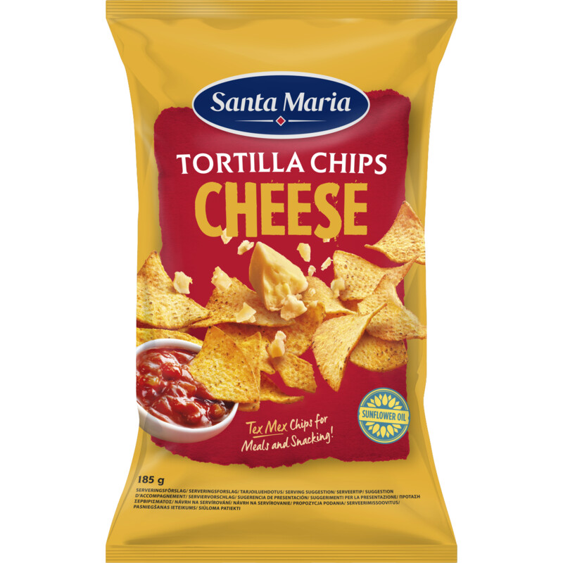 Een afbeelding van Santa Maria Tortilla chips cheese