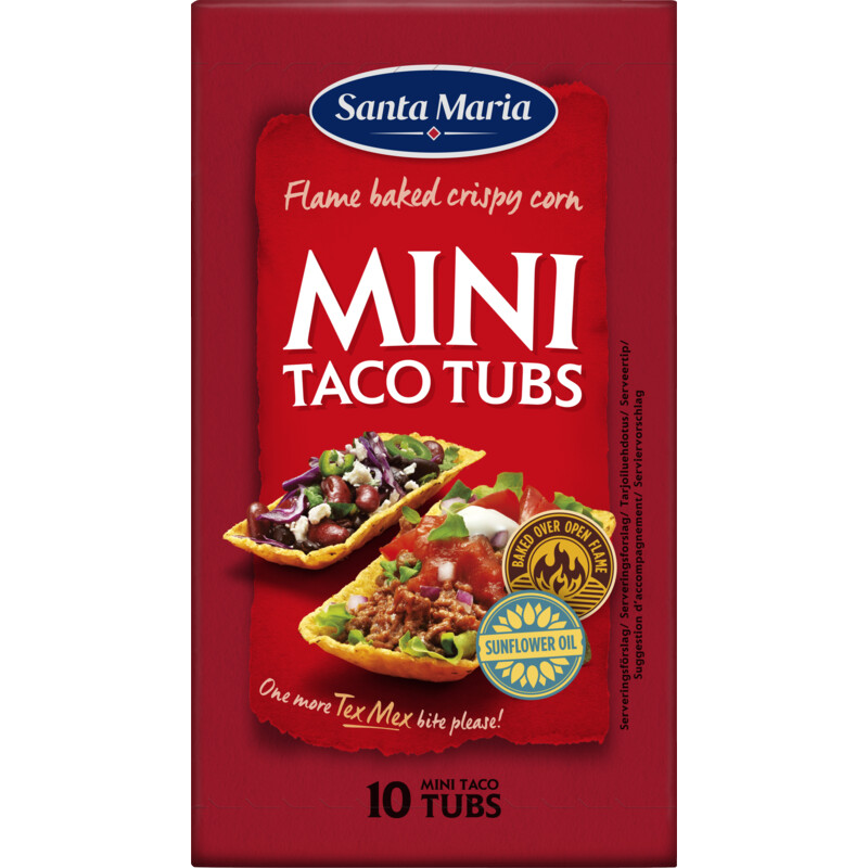 Een afbeelding van Santa Maria Mini taco tubs