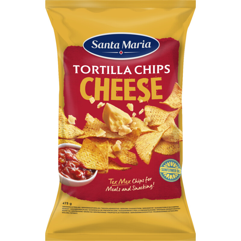 Een afbeelding van Santa Maria Tortilla chips cheese
