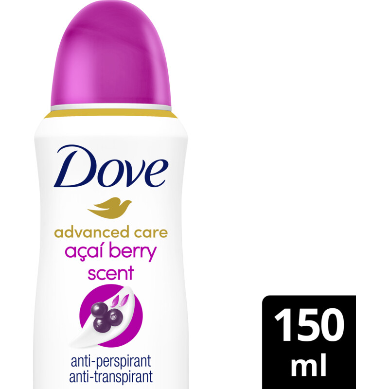 Een afbeelding van Dove Acai & waterlily anti-transpirant spray