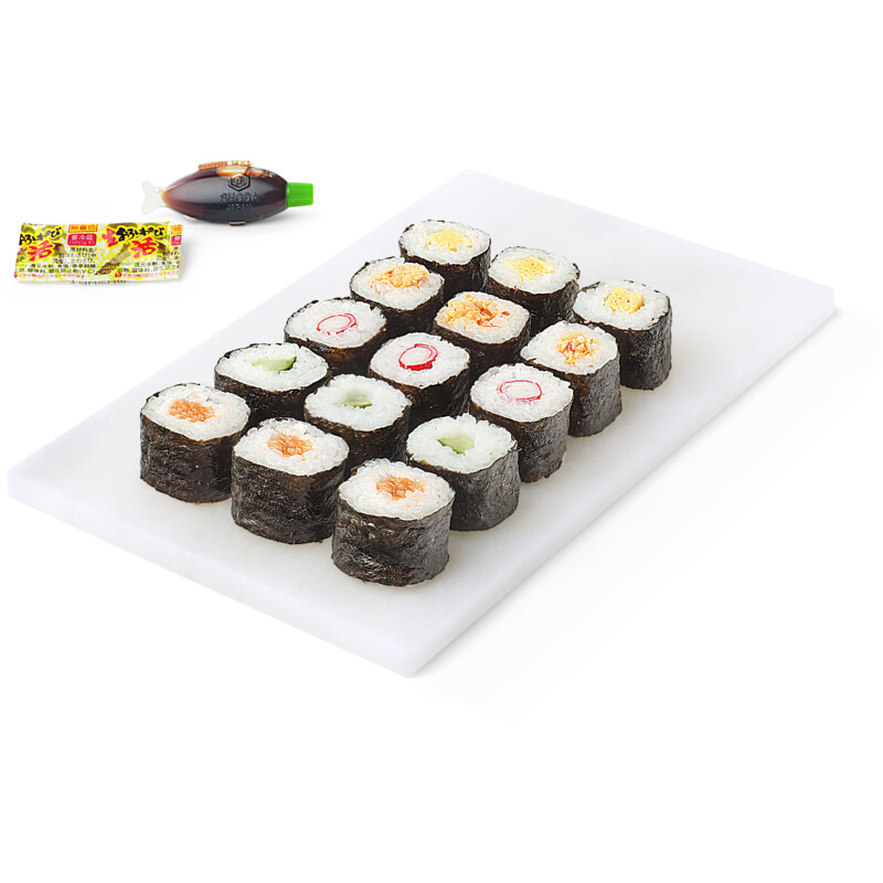 Een afbeelding van AH Sushi hosomaki set