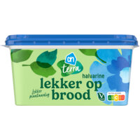 Een afbeelding van AH Terra Plantaardig halvarine lekker op brood