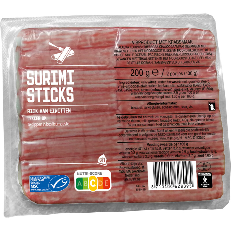 AH surimi sticks bestellen Albert Heijn