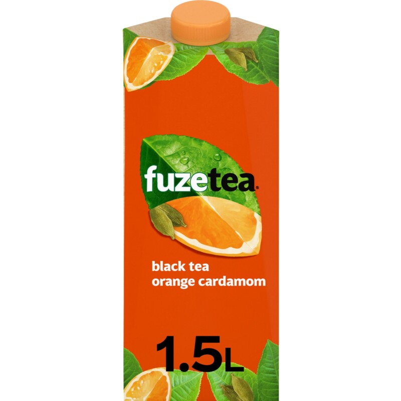 Een afbeelding van Fuze Tea Black tea orange cardamon