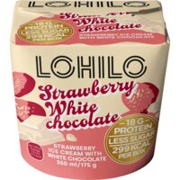 Een afbeelding van Lohilo Proteïne ijs strawberry white
