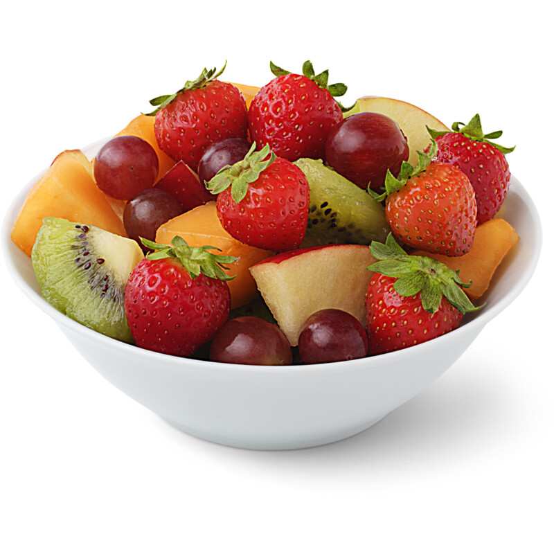 Een afbeelding van AH Aardbei cantaloupe kiwi appel
