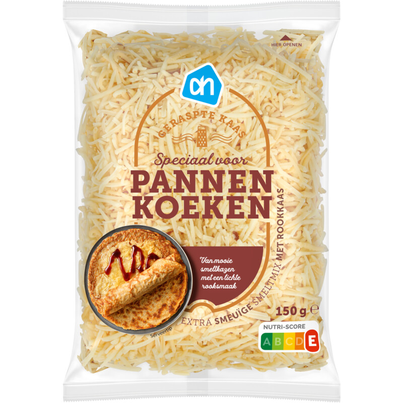 Een afbeelding van AH Geraspte kaas pannenkoeken 45+
