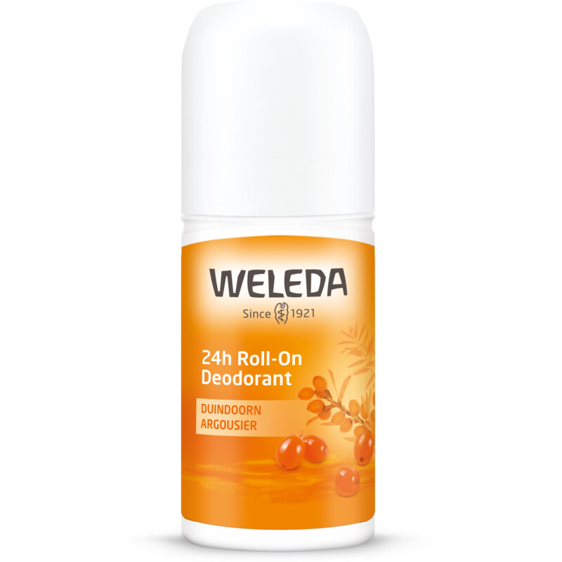 Een afbeelding van Weleda Duindoorn 24H roll-on deodorant