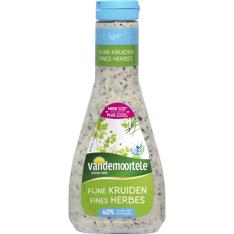 Een afbeelding van Vandemoortele Vinaigrette light fijne kruiden bel
