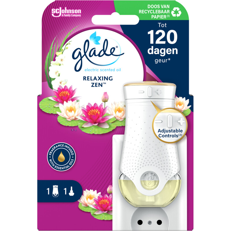 Een afbeelding van Glade Electric scented oil houder relaxing zen