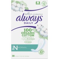 Een afbeelding van Always Inlegkruisjes bio cotton normal