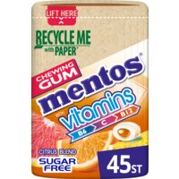 Een afbeelding van Mentos Gum Vitamins citrus blend