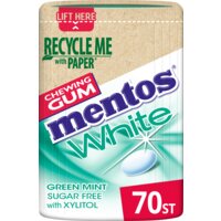 Een afbeelding van Mentos Gum White green mint