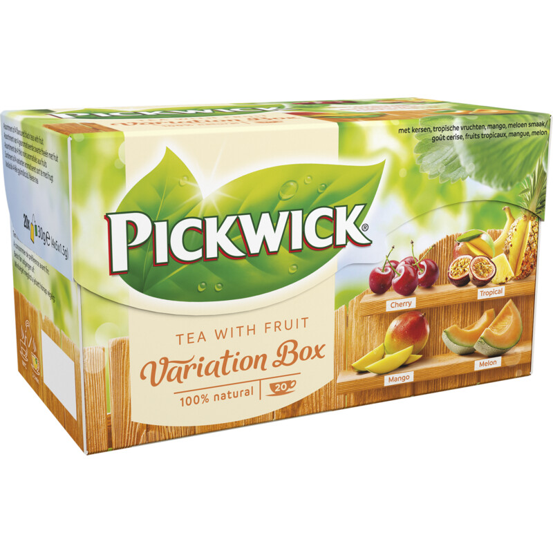 Een afbeelding van Pickwick Variatiebox oranje vruchtenthee