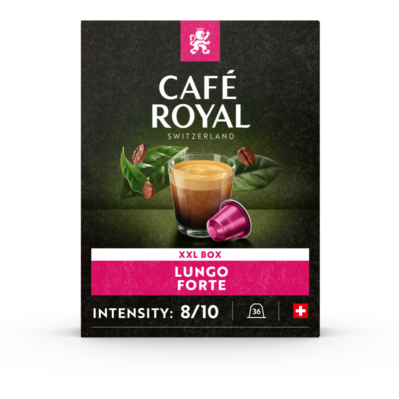 Een afbeelding van Café Royal Lungo forte capsules