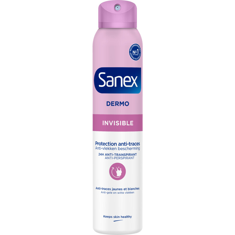 Een afbeelding van Sanex Dermo invisible deodorant spray