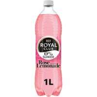 Een afbeelding van Royal Club Rose lemonade 0% suiker